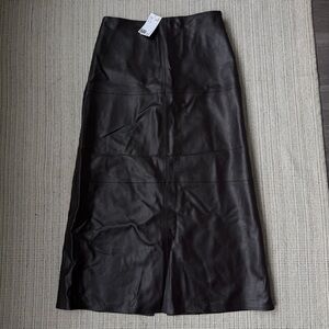 H&M Dark Brown Maxi Skirt